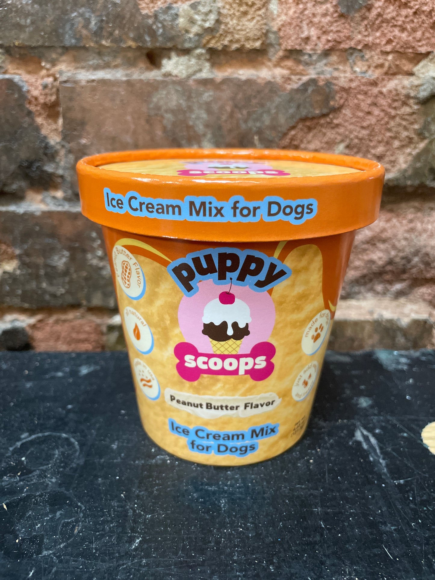 Puppy Scoops Peanut Butter Ice Cream