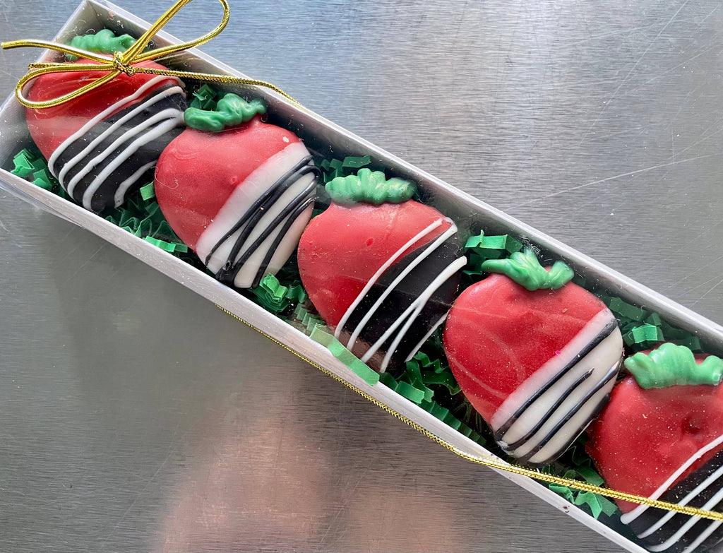 GIFT BOX Decadent Strawberries Valentines dog treat