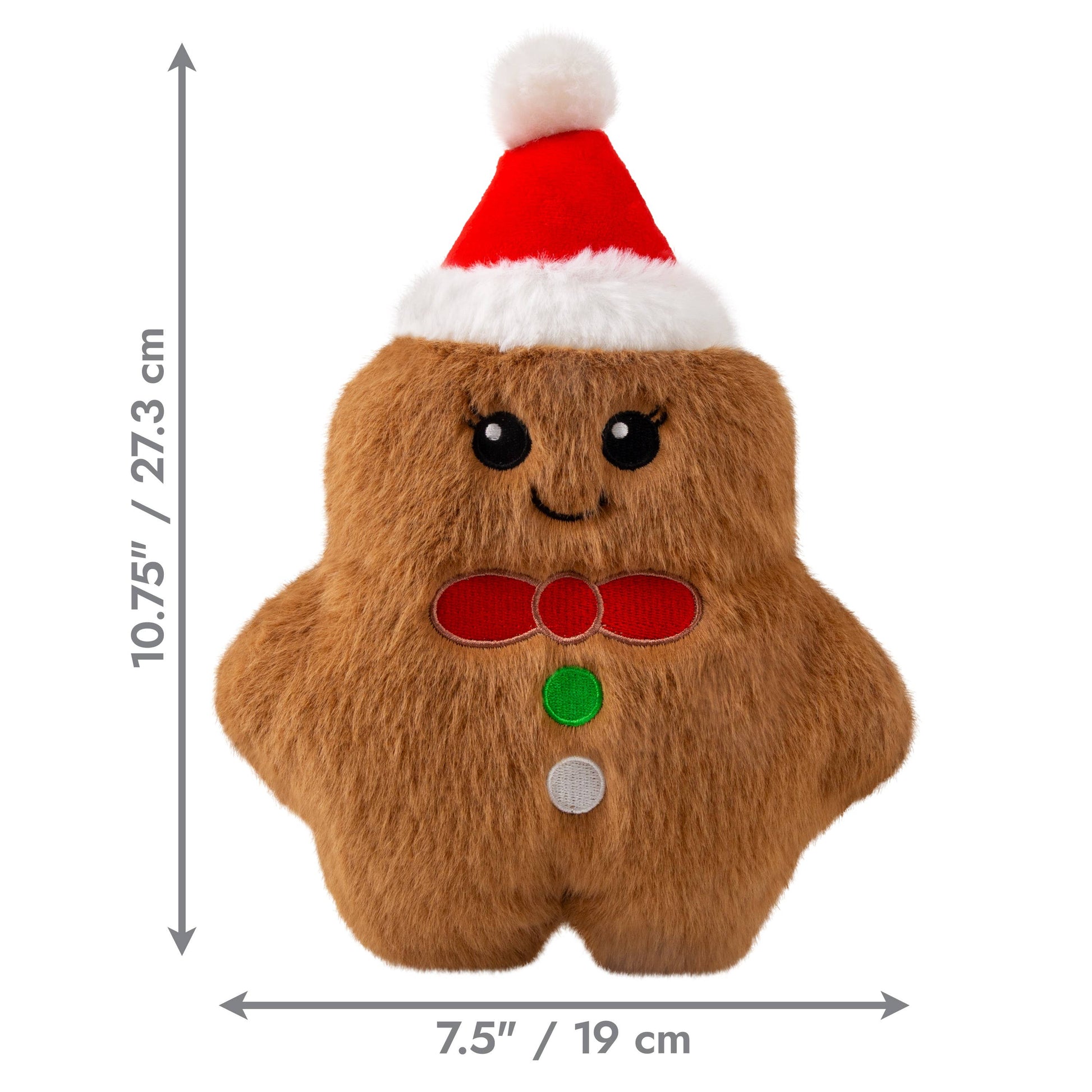 KONG Holiday Snuzzles Gingerbread Dog Toy Md