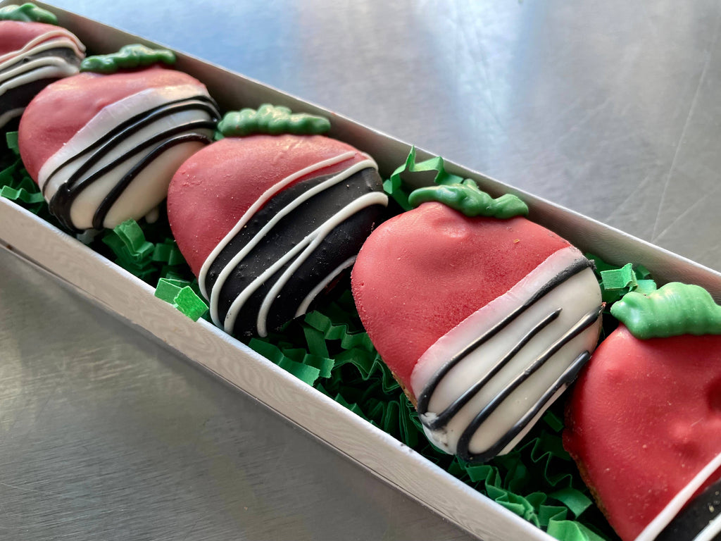 GIFT BOX Decadent Strawberries Valentines dog treat