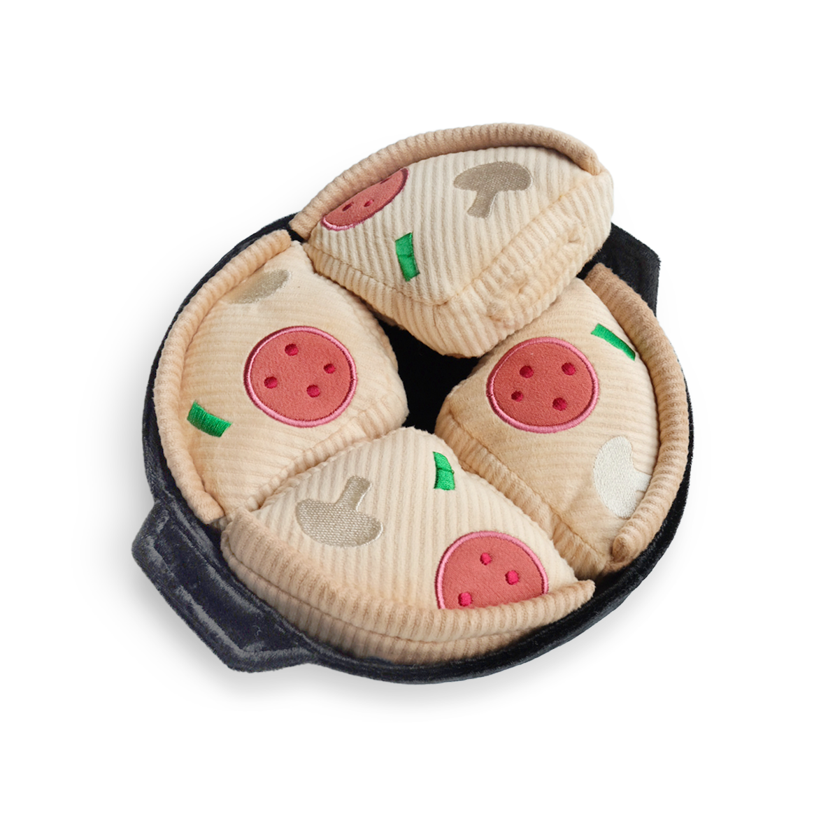 DEEP DISH PIZZA//ENRICHMENT DOG TOY