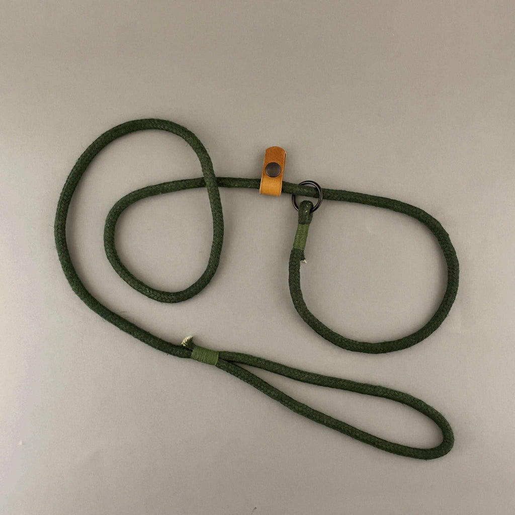 Hemp Slip Leash for Dog and Puppy Training, Lightweight