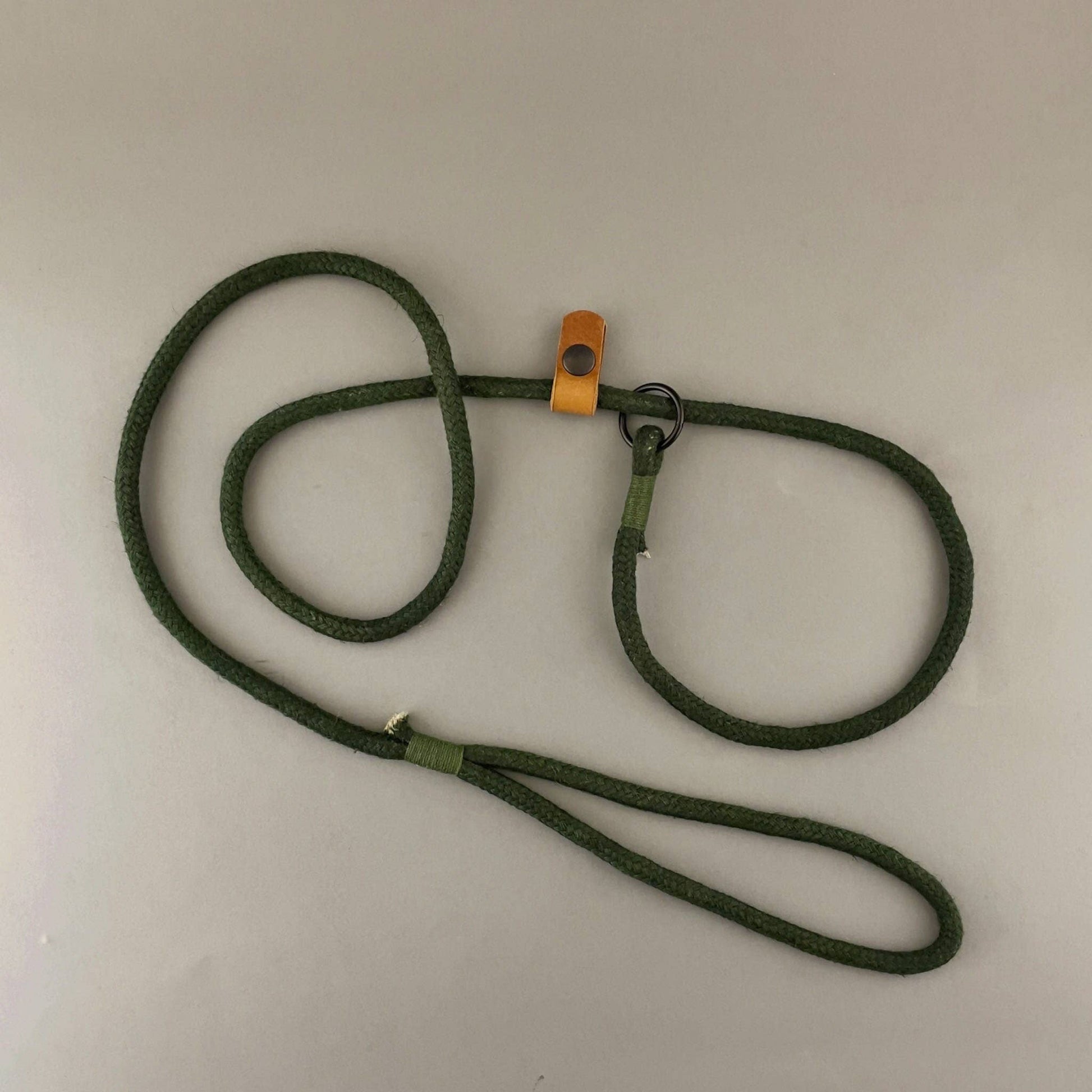 Hemp Slip Leash for Dog and Puppy Training, Lightweight