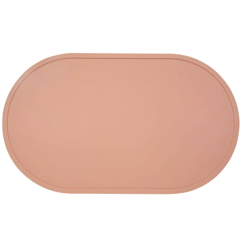 Oval Silicone Placemat | Large | Blush