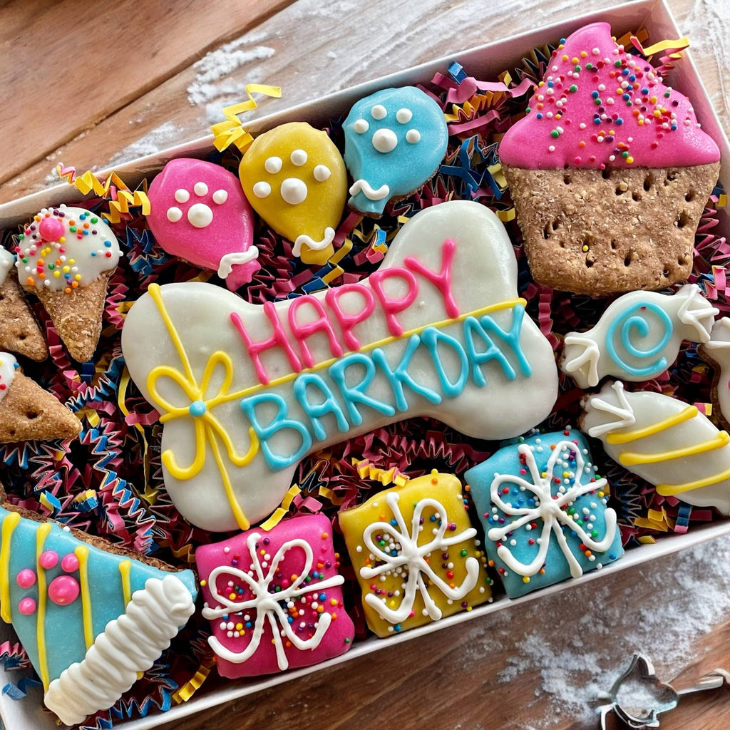 GIFT BOX Happy BARKDAY Gift Dog Treat