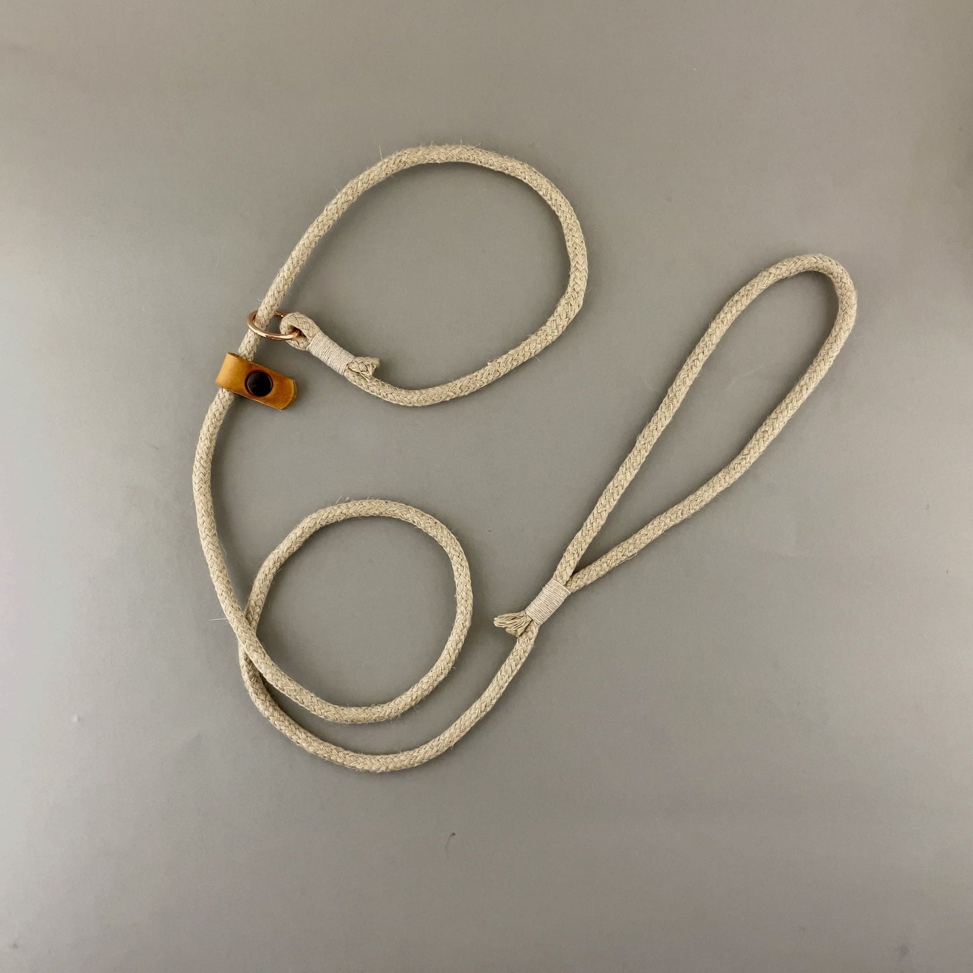 Hemp Slip Leash for Dog and Puppy Training, Lightweight