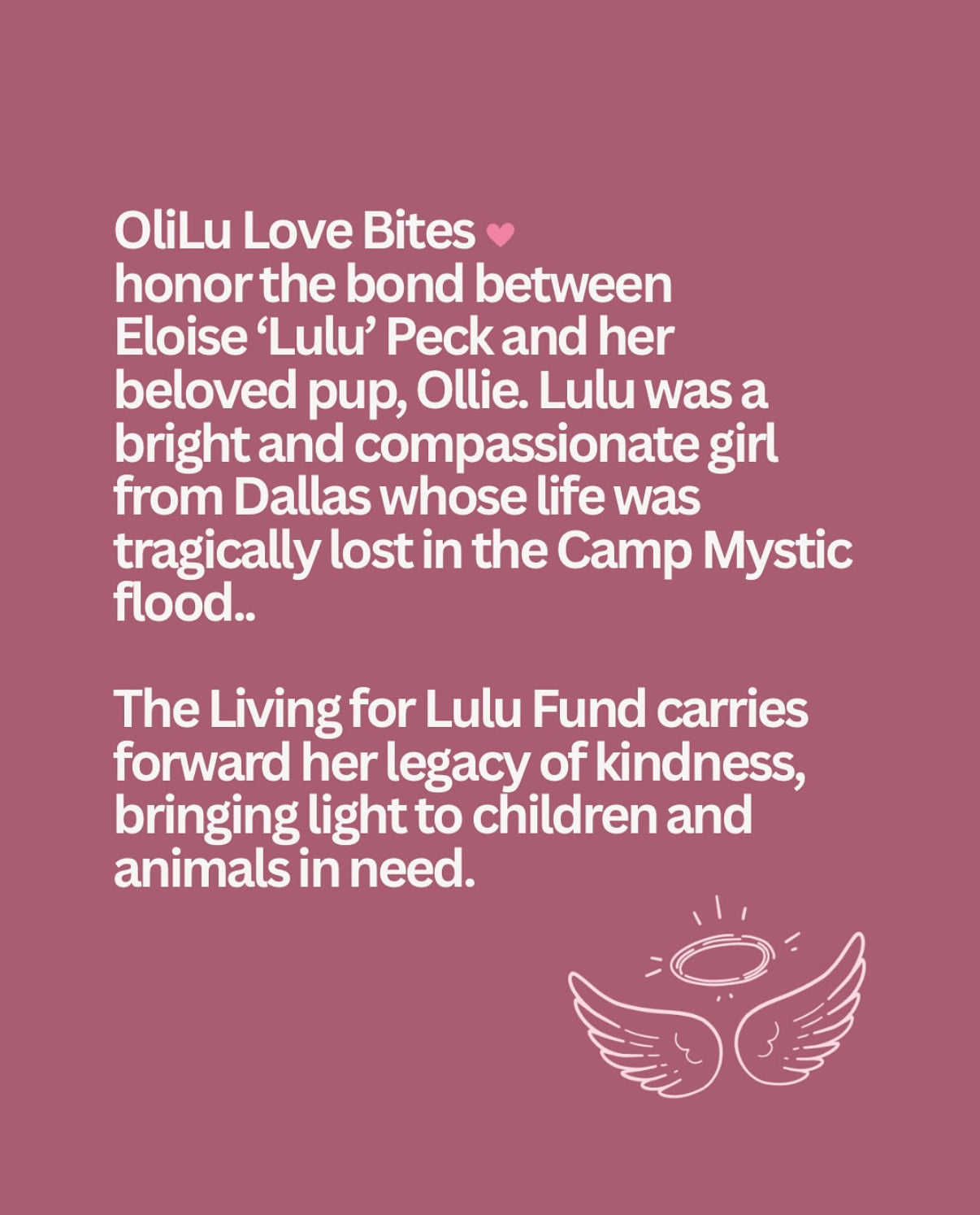 Olilu Treats for Living For Lulu
