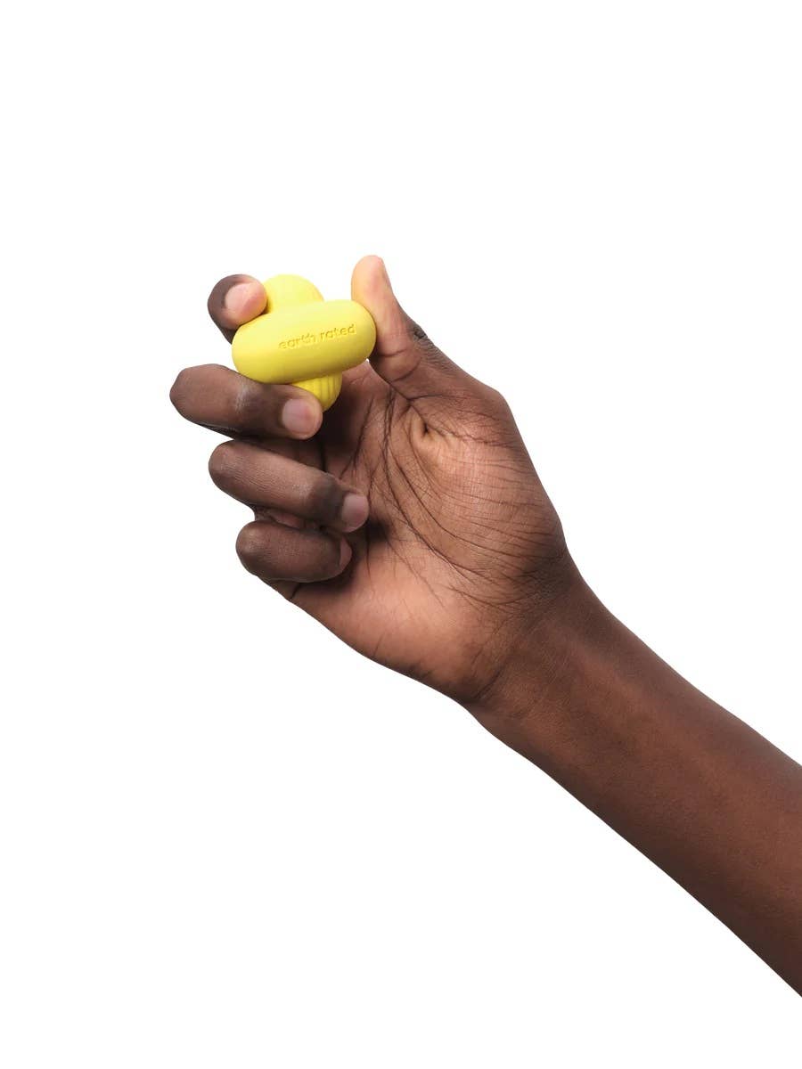 Earth Rated Rubber Fetch Dog Toy, Large Yellow