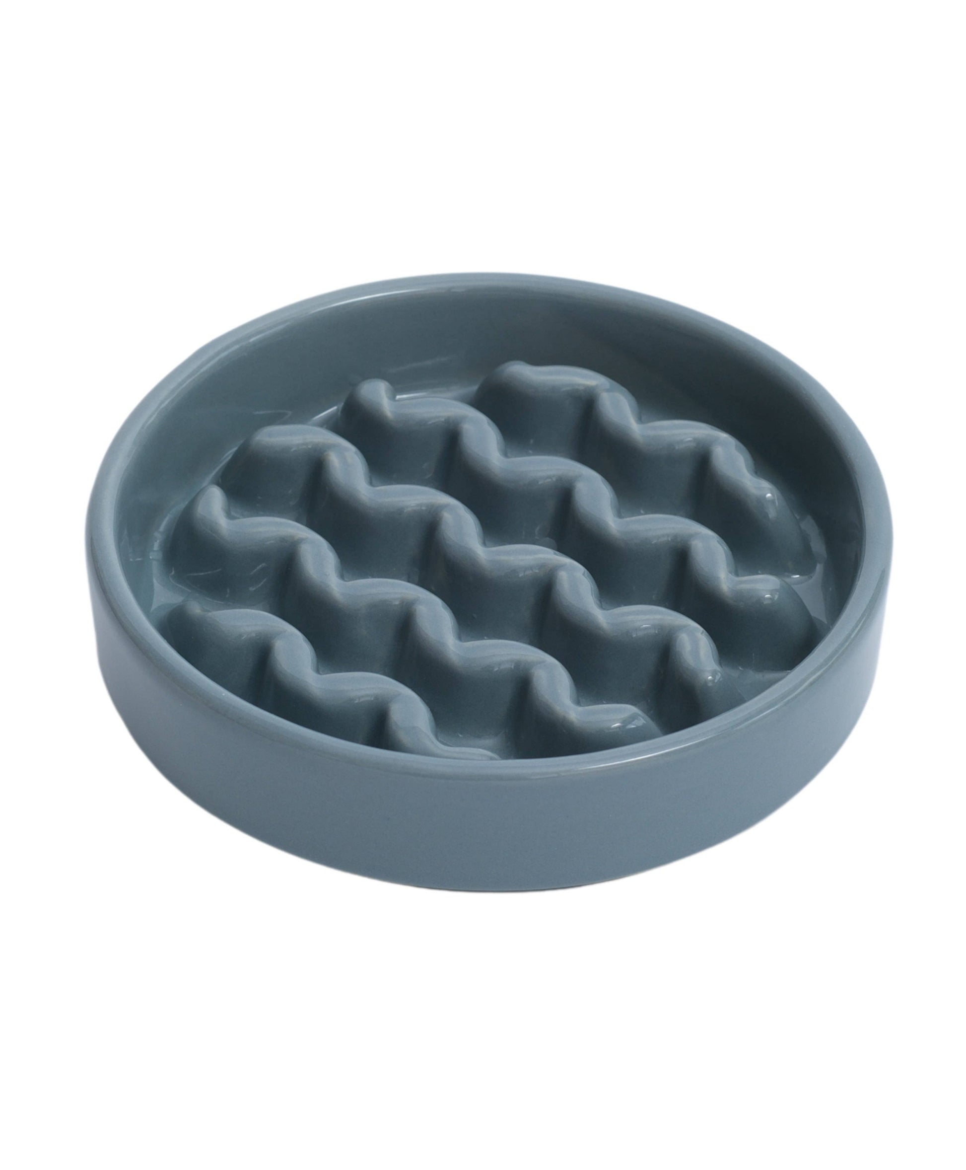 [Macaroni] Slow Feeder Dog Bowls - Yellow / Frozen Blue / Purple