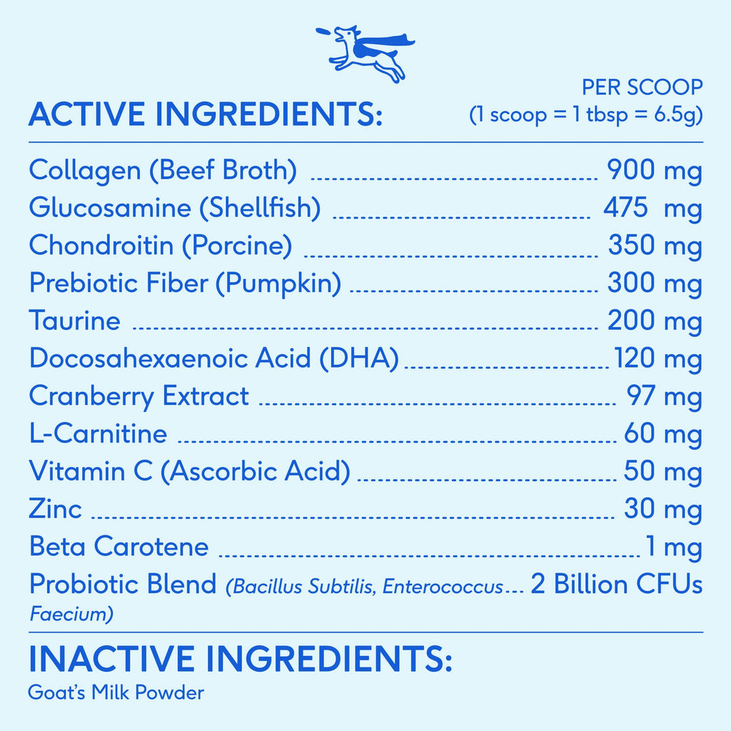 Native Pet - The Daily Powder Supplement, 11-in-1 Multivitamins for Dogs
