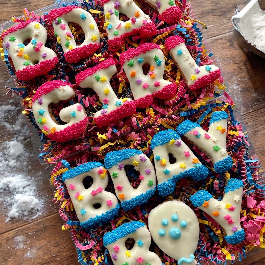 GIFT BOX Bday Boy/Girl letter Birthday dog treat