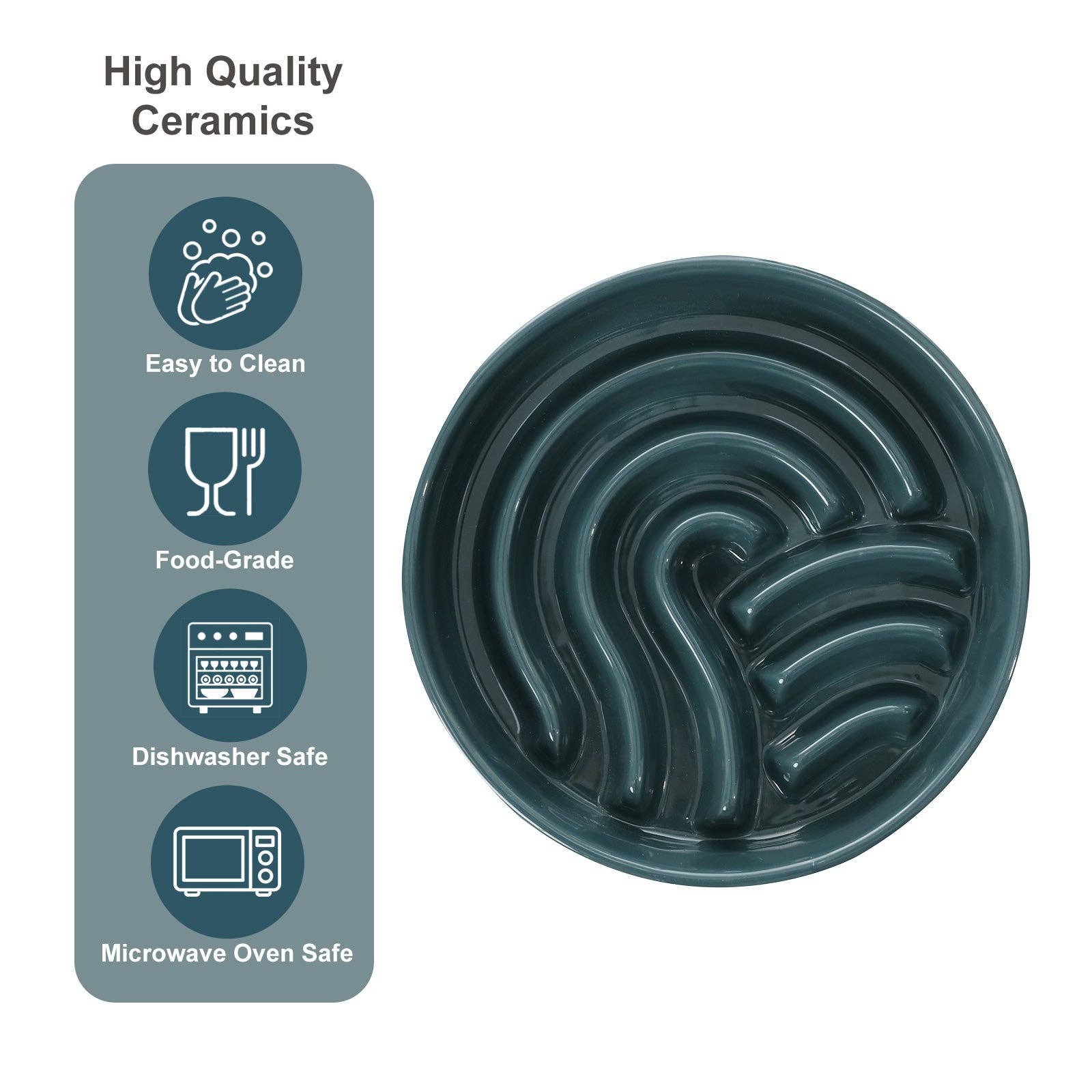 [Spark] Slow Feeder Dog Bowls - Red / Green / Blue
