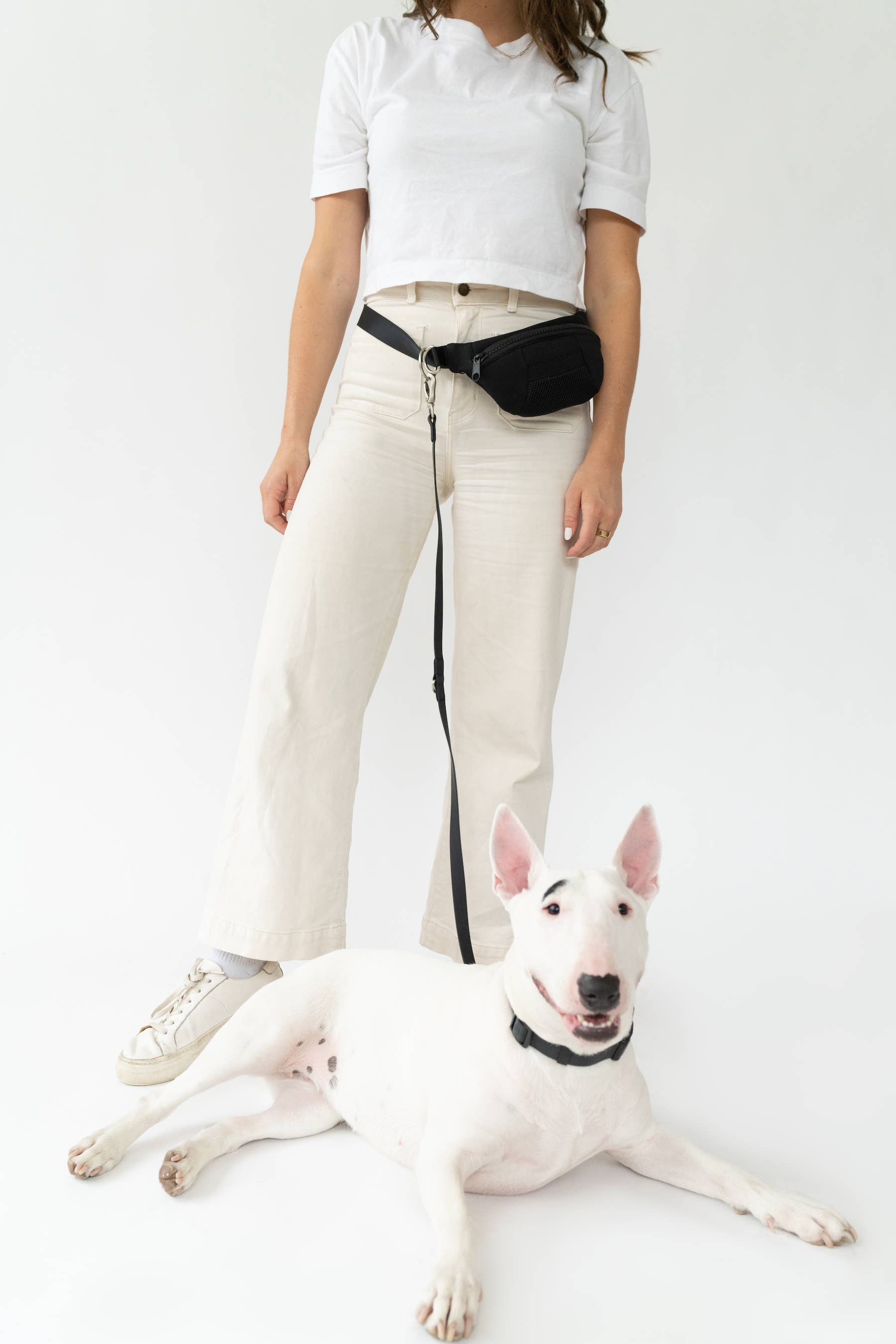 Dog Walking Sling Bag with Built-in Leash (4 Pack)