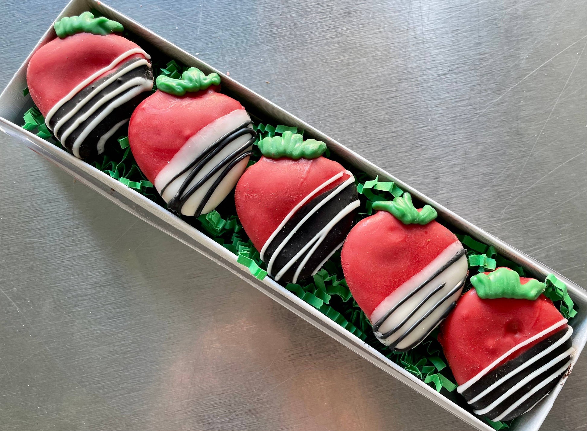 GIFT BOX Decadent Strawberries Valentines dog treat